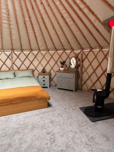 Meadow yurt interior