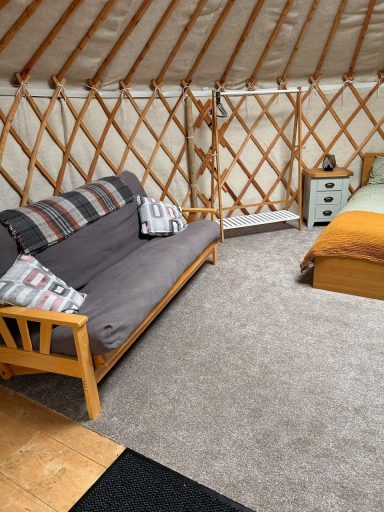 Meadow Yurt living area